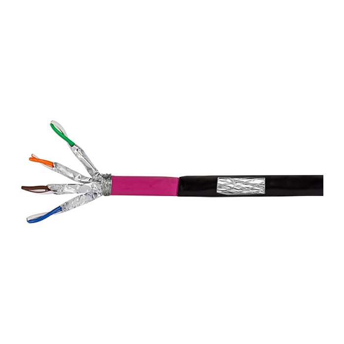 Logilink Erdverlegekabel S/FTP Cat7 AWG23 1000MHz schw. 50m