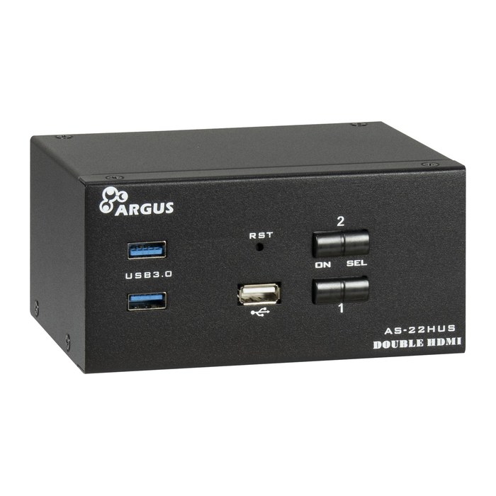 Inter-Tech IPC KVM Switch AC-22HUS HDMI, 4K@60Hz