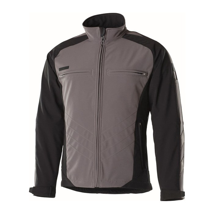 MASCOT® Herren Softshelljacke DRESDEN dunkelanthrazit, schwarz Größe 3XL