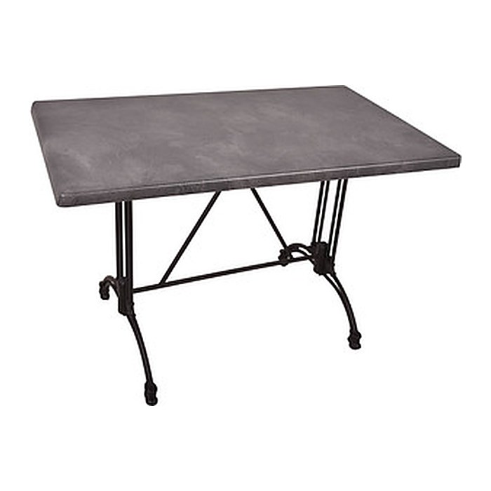 Garden Pleasure MORENA Bistrotisch rechteckig Spanplatte dunkelgrau 110,0 x 70,0 x 74,0 cm, 1 St.