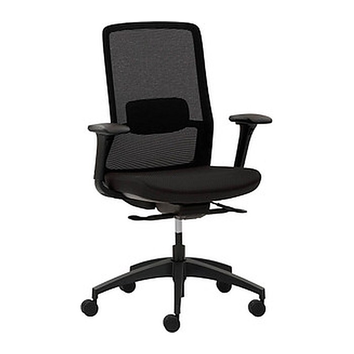 Mayer Bürostuhl, 2481 Stoff schwarz, Gestell schwarz