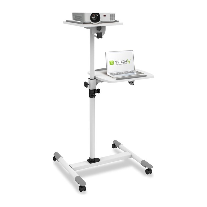 Techly Flexible Univ. Trolleys f. Notebook/Beamer,85-110cm,w