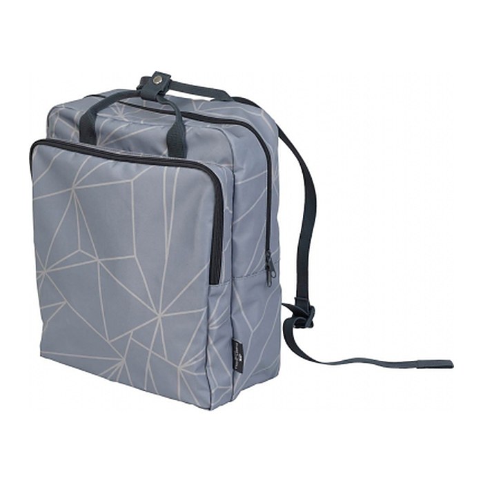 FABER-CASTELL Rucksack Daily Dapple Kunststoff grau