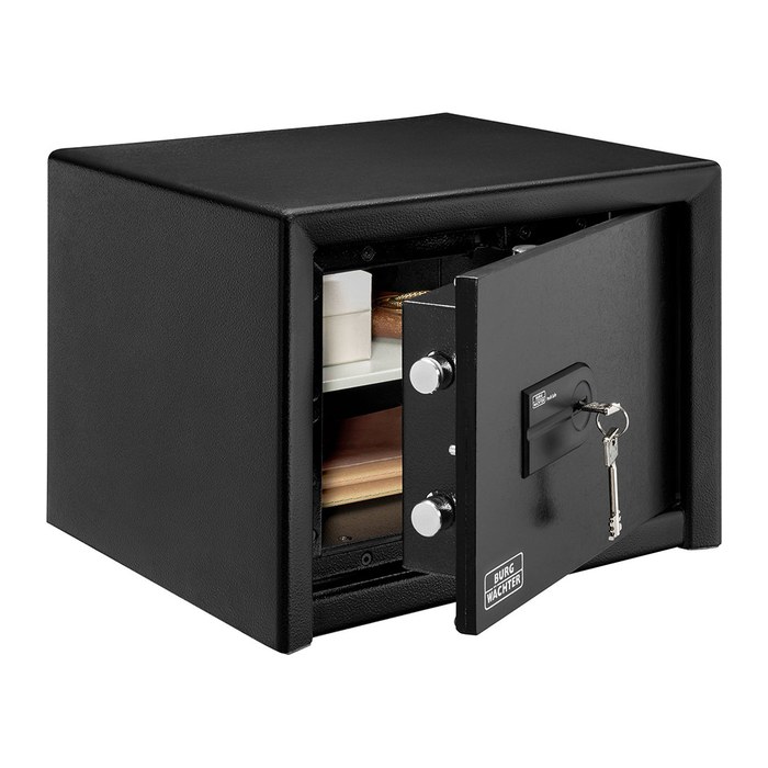 BURG WÄCHTER Möbeltresor PRS 510 K Sicherheitsstufe S2 nach EN14450 mit Feuerschutz schwarz 43,5 x 38,0 x 32,0 cm
