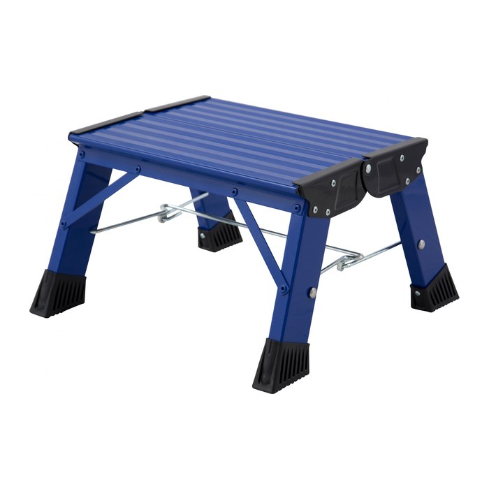 KRAUSE Klapptritt MONTO Treppy Plusline blau 1 Stufe, H: 20,0 cm
