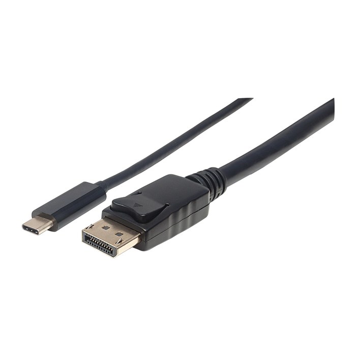MANHATTAN USB Typ C auf DisplayPort-Adapterkabel 1m schwarz