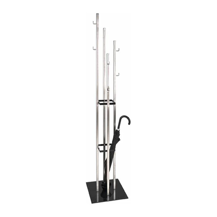 HAKU Möbel Kleiderständer 89777 schwarz Metall 8 Haken 35,0 x 182,0 cm, 1 St.