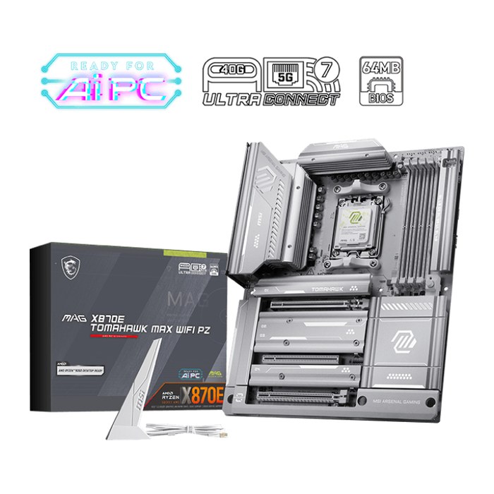 MSI MAG X870E Tomahawk Max WiFi Project Zero (X870E,AM5,ATX,