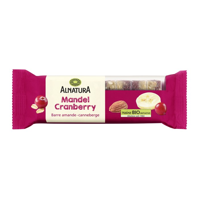 ALNATURA Bio Fruchtriegel Mandel Cranberry 75,0 g, 1 St.