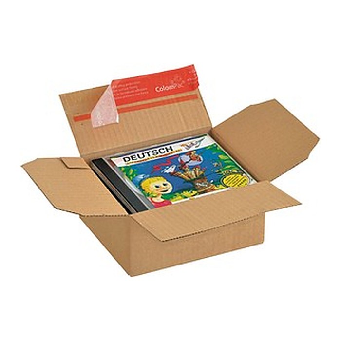 ColomPac® Versandkartons Blitzbodenkartons 16,4 x 13,9 x 8,0 cm, 10 St.