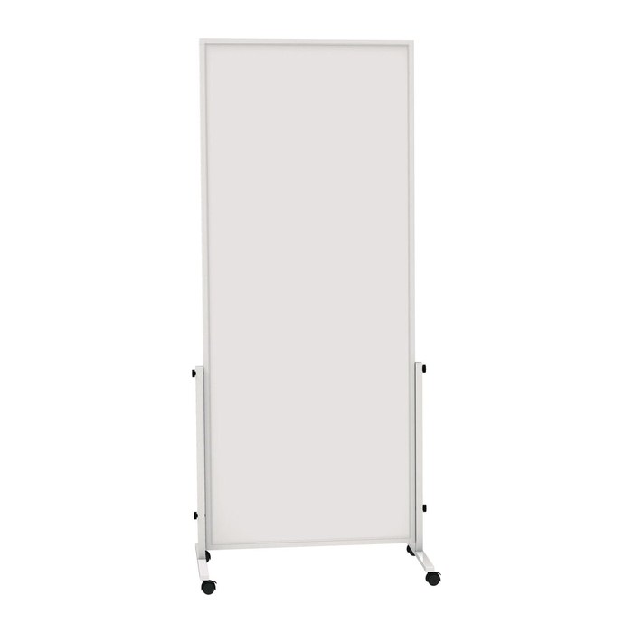 MAUL mobiles Whiteboard easy2move 75,0 x 180,0 cm weiß kunststoffbeschichteter Stahl