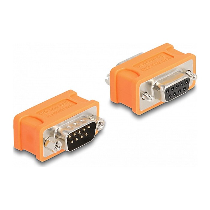 DELOCK D-Sub 9 CAN Bus Adapter 120 Ohm Abschlusswiderstand