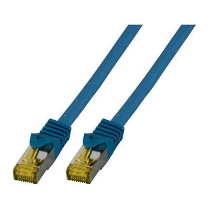EFB RJ45 Patchkabel S/FTP Cat.6A LSZH Cat.7 Rohk. 1.50m blau
