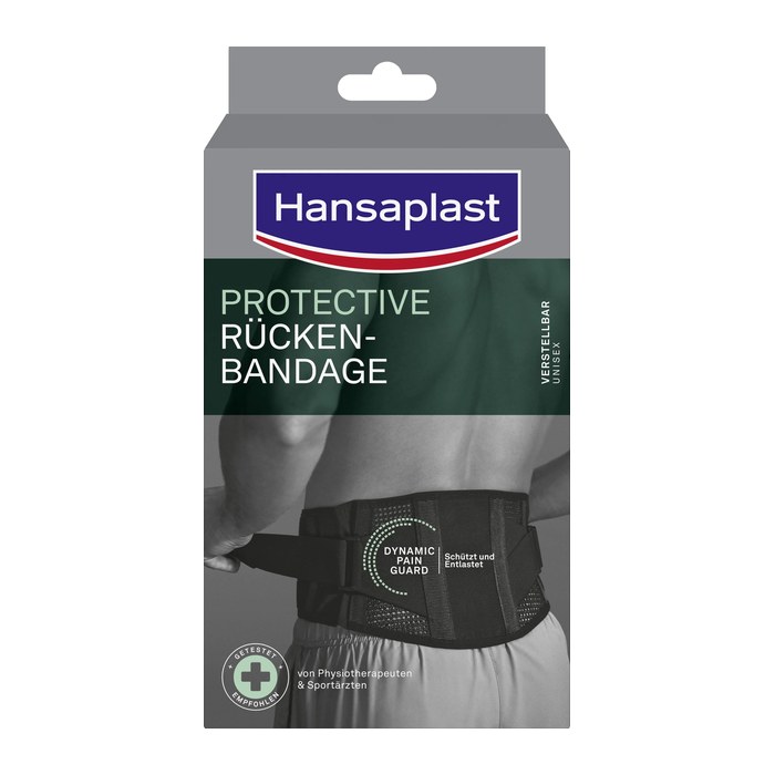 Hansaplast Rückenbandage PROTECTIVE  48710 schwarz, 1 St.