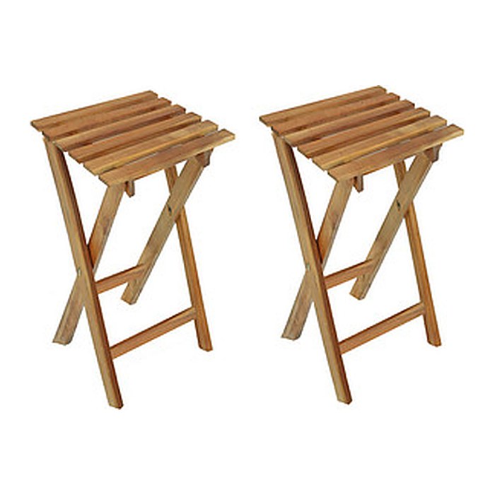 Garden Pleasure Gartenhocker YAKIMA braun, 2 St.