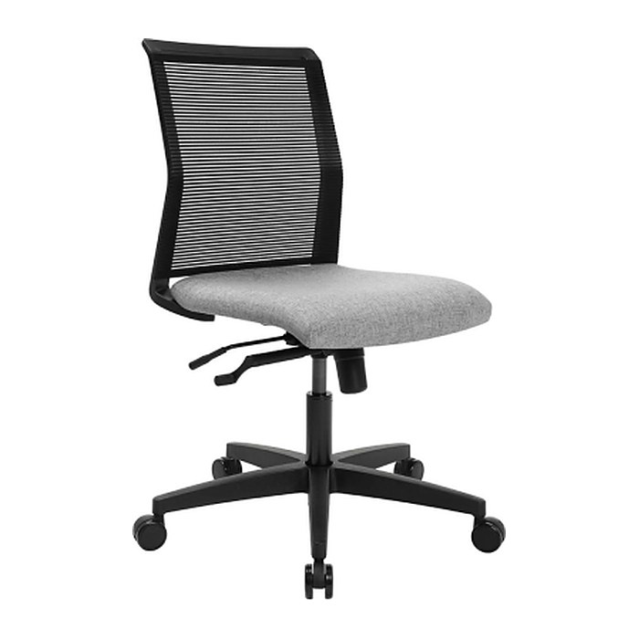 Topstar Bürostuhl Smart Point, LC100G230 Stoff grau, Gestell schwarz