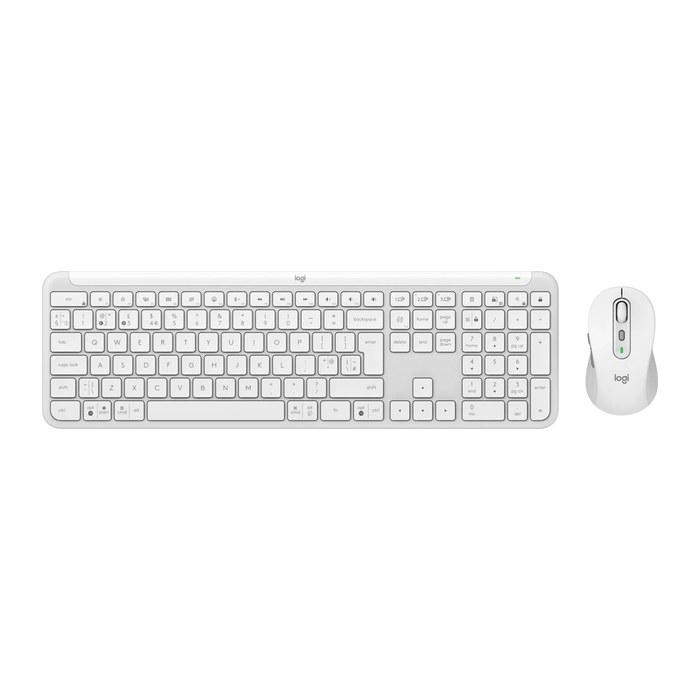 Logitech Wireless Keyboard+Mouse MK950 Signature Slim white
