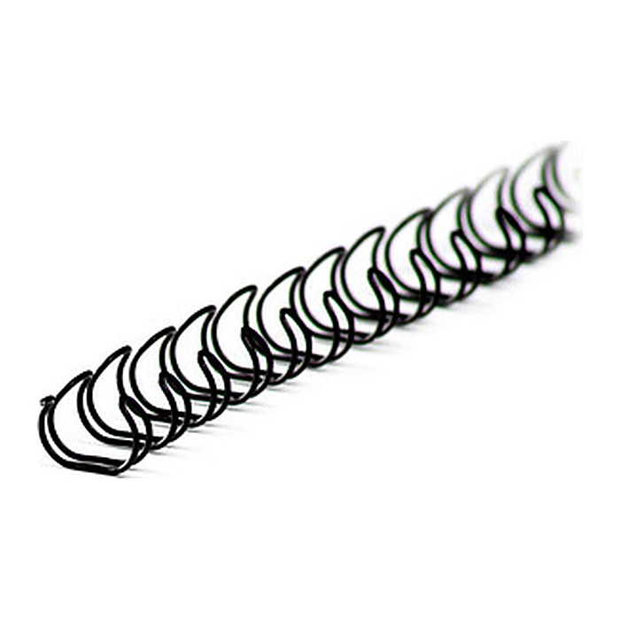 LMG Drahtbinderücken schwarz für 30 Blatt, 100 St.