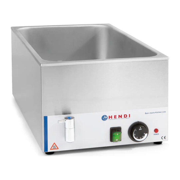 HENDI Ranger mit Ablasshahn Eco-Line Bain Marie