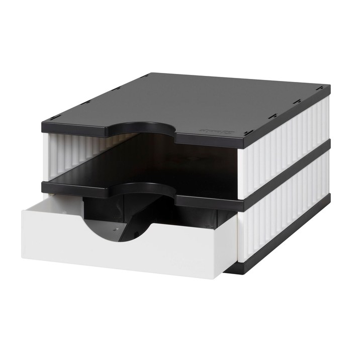 styro Schubladenbox uno  weiß 268-0102.0905S, DIN A4 mit 1 Schublade, 1 St.