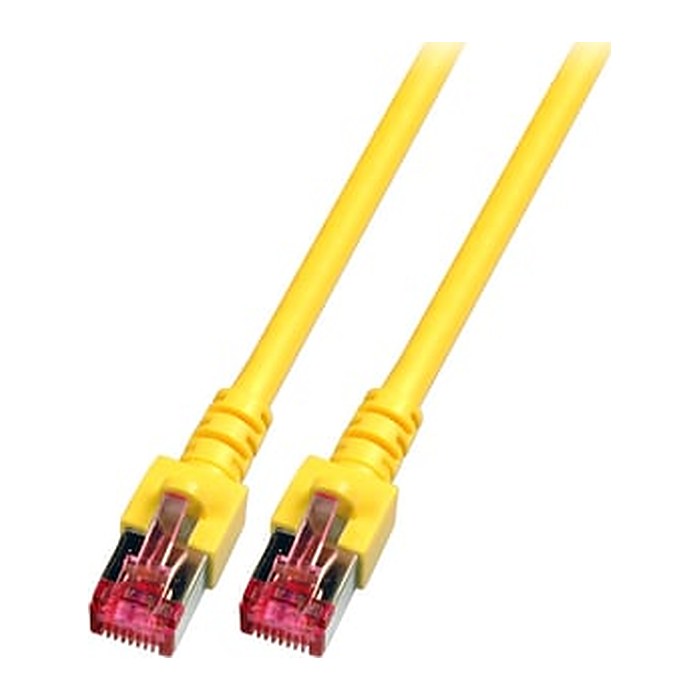 EFB RJ45 Patchkabel S/FTP Cat.6A LSZH 0.15m gelb