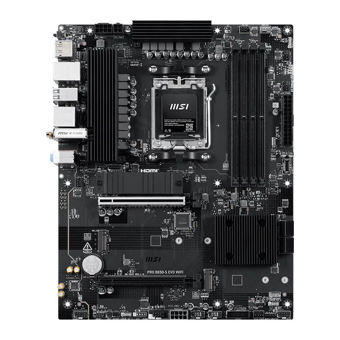 MSI Pro B850-S Evo WiFi (B850,AM5,ATX,DDR5)