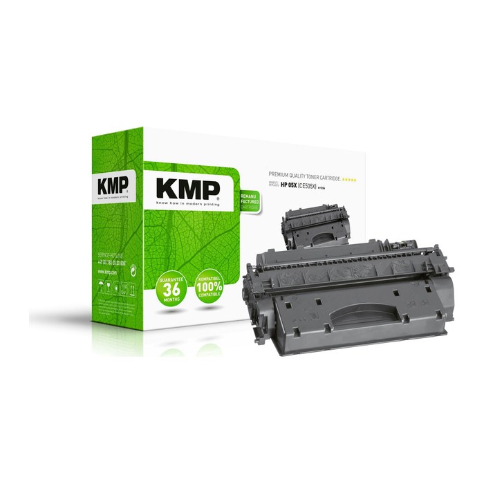 KMP H-T236 schwarz Toner kompatibel zu HP 05X (CE505X)