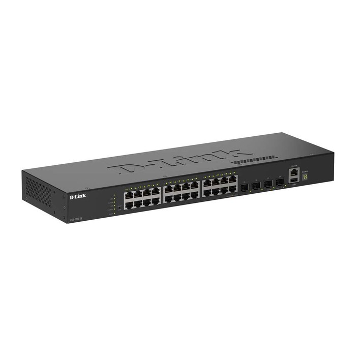 Switch 440mm D-Link DGS-1530-28 4*SFP+/24*GE retail
