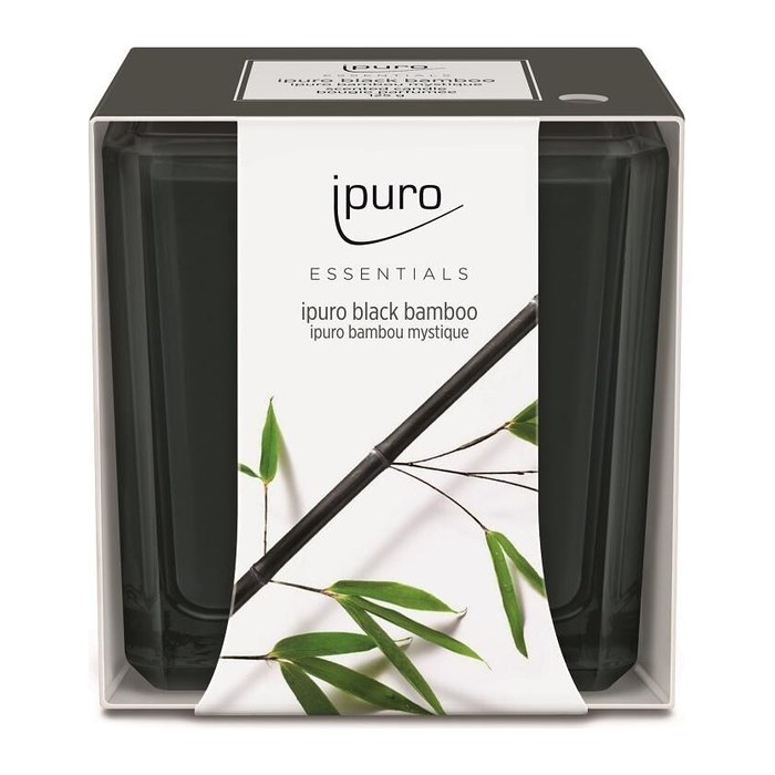 ipuro Duftkerze Black Bamboo schwarz Black Bamboo, 1 St.