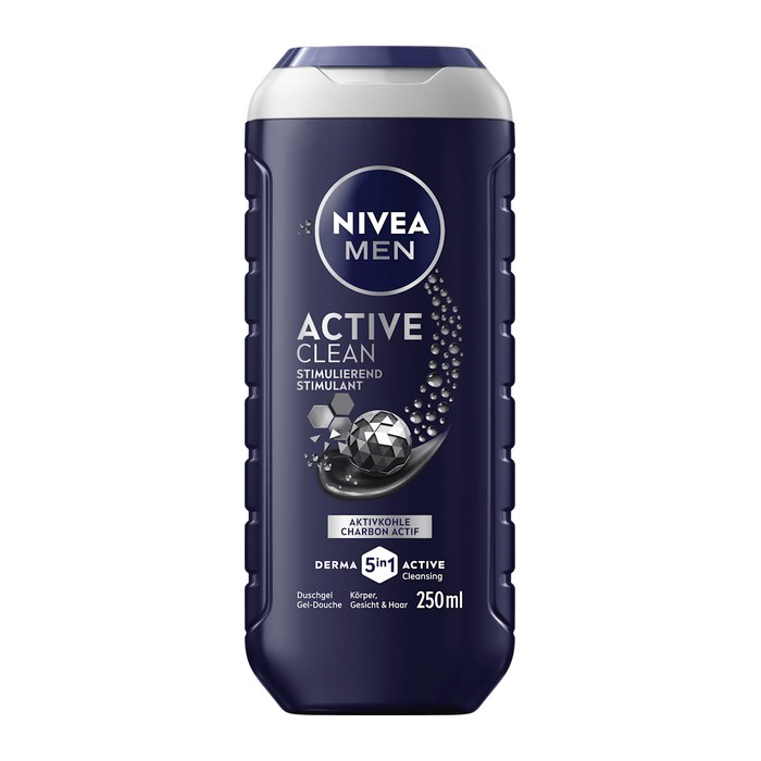 NIVEA MEN Active Clean 5in1 Duschgel & Shampoo 250 ml