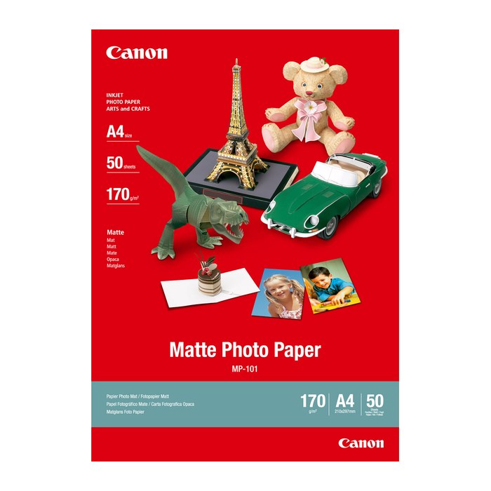 Canon Fotopapier MP-101 DIN A4 matt 170 g/qm 50 Blatt