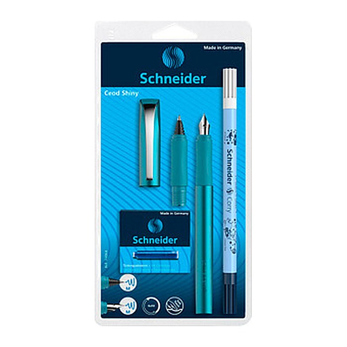 Schneider Schreibset Ceod Shiny türkis
