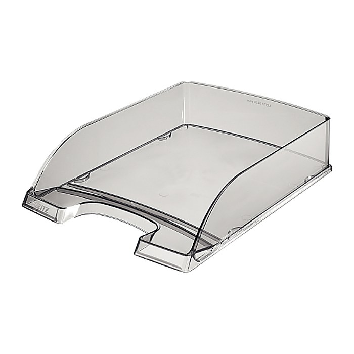 LEITZ Briefablage Plus grau-transparent DIN A4, 1 St.