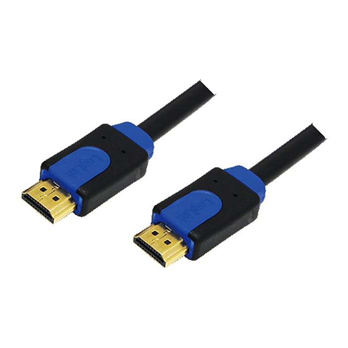 Logilink HDMI-Kabel Ethernet A -> A St/St 2.00m Gold