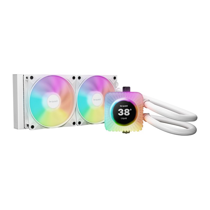 be quiet! WAK LIGHT LOOP IO LCD 240mm White