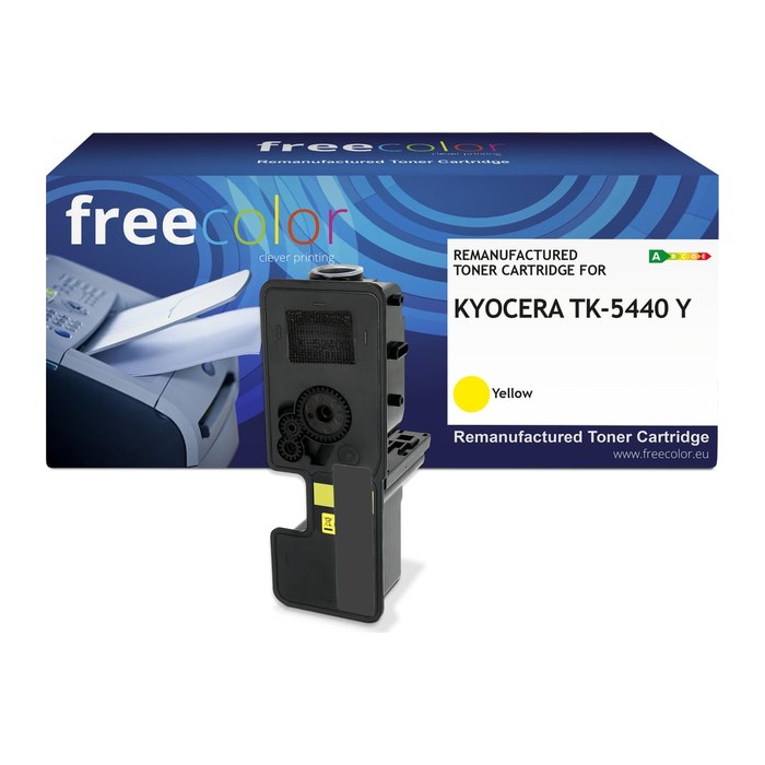 Freecolor Toner Kyocera TK-5440K yellow mit chip 2400p kompatibel