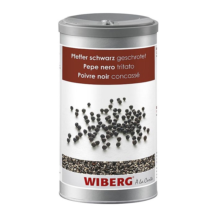 WIBERG  Pfeffer schwarz geschrotet Gewürz, 515,0 g