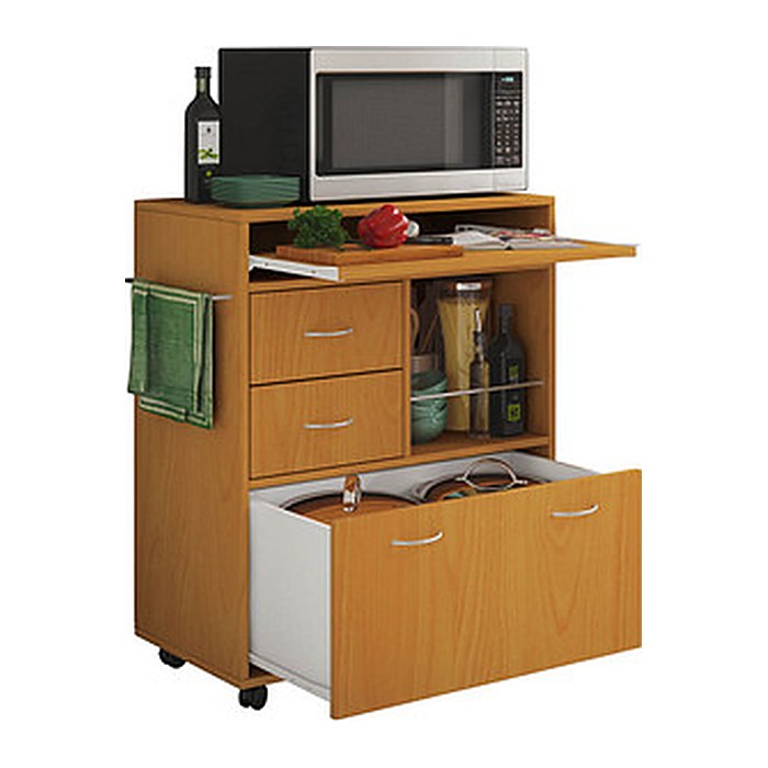 VCM my home Servierwagen Kicha buche 70,0 x 40,0 x 86,0 cm