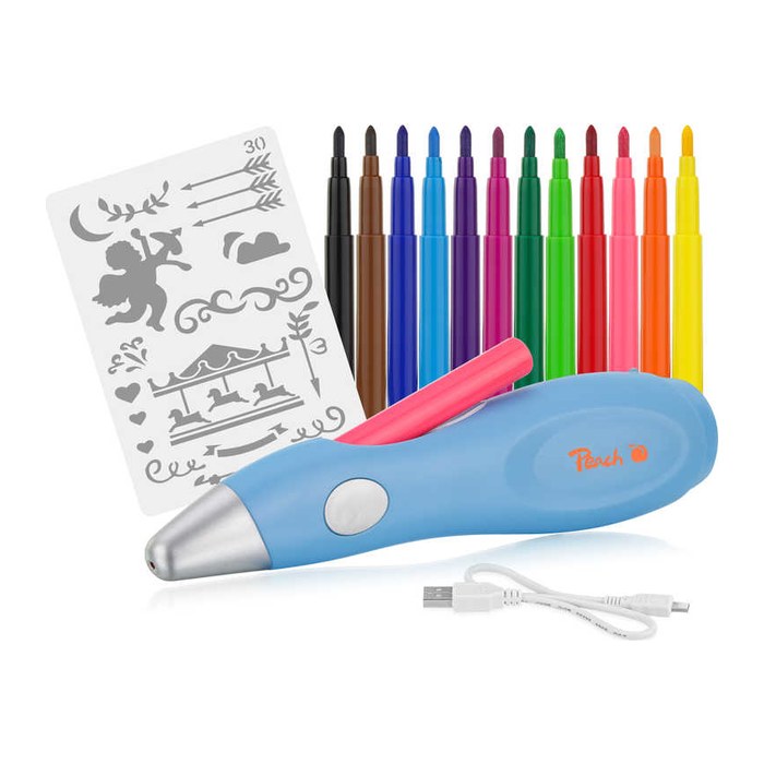 Peach Electric Airbrush Spray Painting Set, PO150