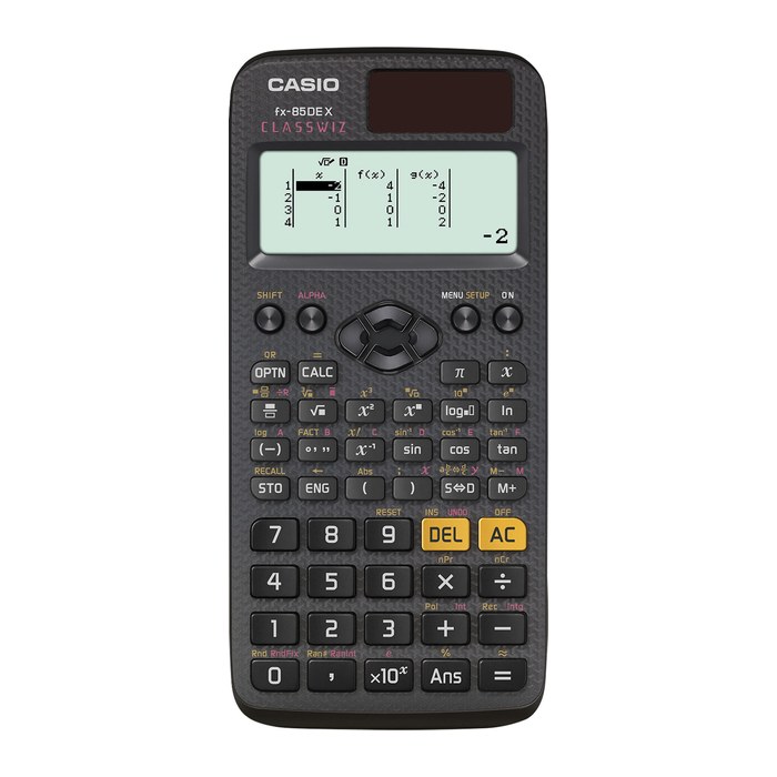 CASIO FX-85DE X Wissenschaftlicher Taschenrechner schwarz