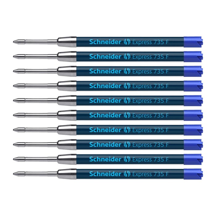 Schneider Express 735 Kugelschreiberminen F blau, 10 St.