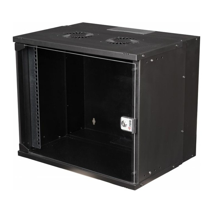 Equip 19" Wandgehäuse Glastür ECO 540x400mm 9U schwarz