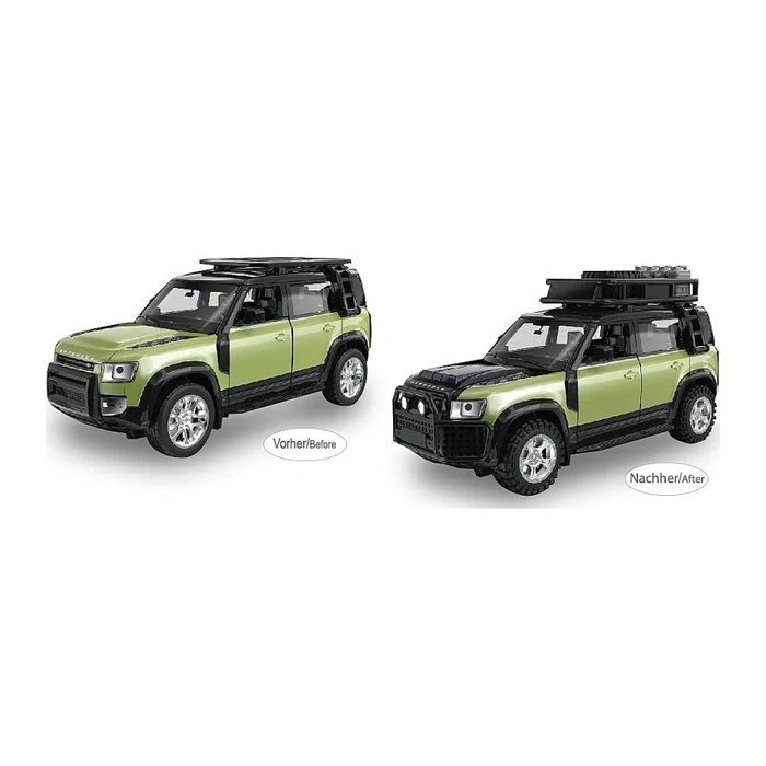Jamara Land Rover Defender 1:43 2in1 grün 3+