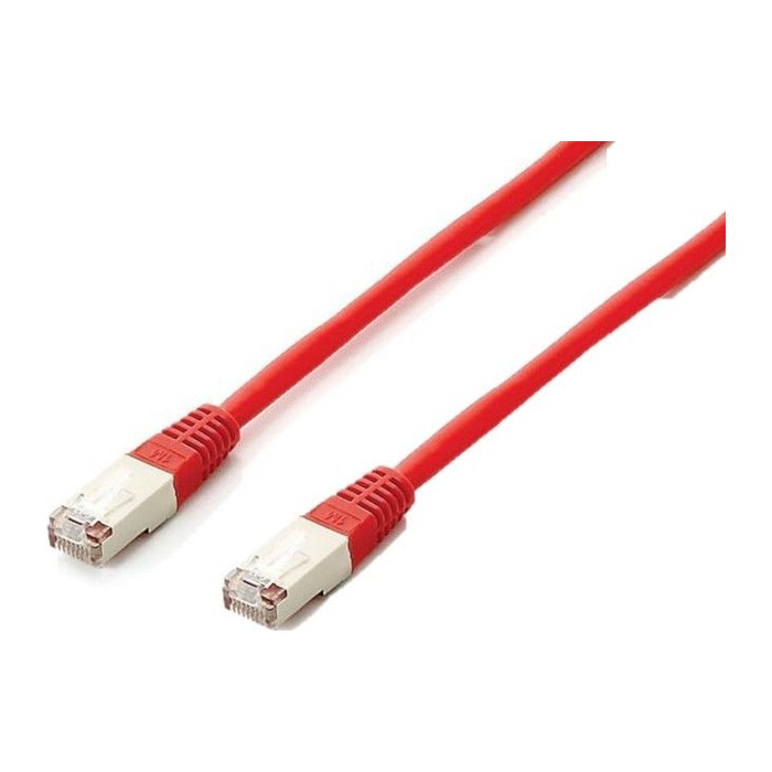 Equip Patchkabel Cat6A Plat.S/FTP 2xRJ45 10.00m rot LSZH Polybeutel