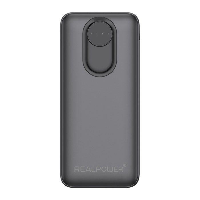 REALPOWER PB-20000 Pro,20.000 mAh,30W,2x USB-A,1x USB-C blac