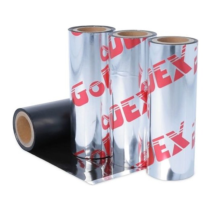 GoDEX GWX 245 schwarz Thermotransferbänder für Etikettendrucker, 15 Rollen