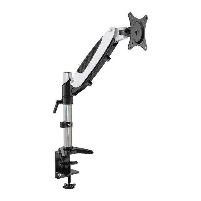 ergoleben Monitor-Halterung GS120TK EL0001 weiß, schwarz, silber für 1 Monitor, Tischklemme