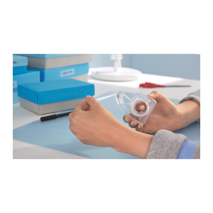 tesa Klebefilmabroller Easy Cut® transparent