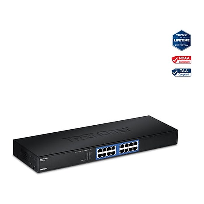 TRENDnet Switch 16-Port Gbit GREENnet 19"