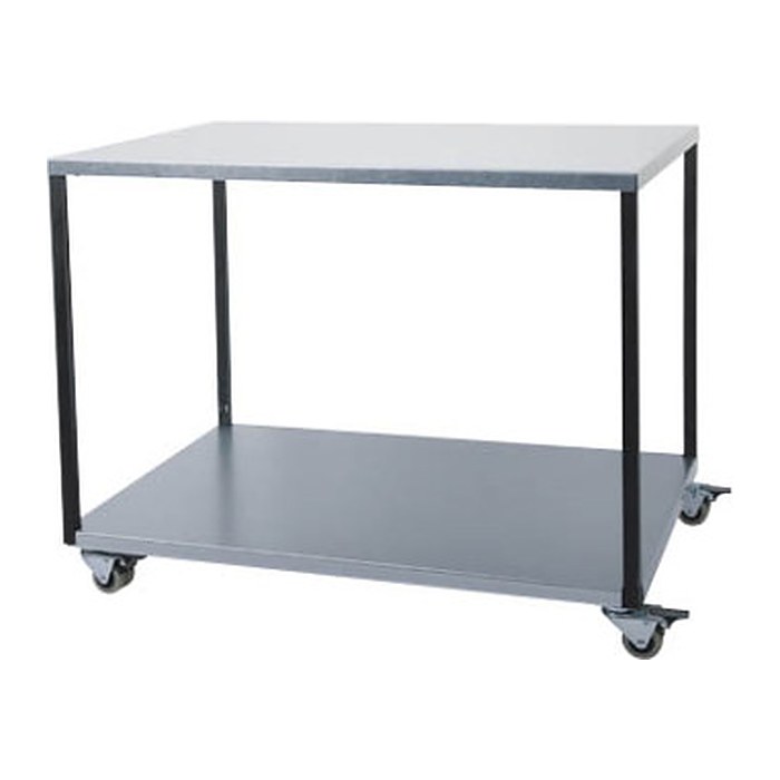 SZ Metall Tischwagen silber 100,0 x 60,0 x 60,0 cm